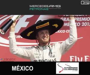 Puzle Rosberg Grand Prix Mexika 2015