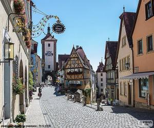 Puzle Rothenburg, Německo