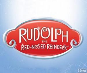 Puzle Rudolf Sob s červeným nosem logo