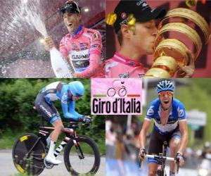 Puzle Ryder Hesjedal, vítěz Giro Itálie 2012