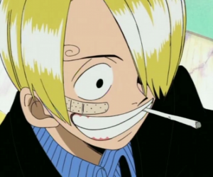 Puzle Sanji elegantní, lodní kuchař a expert v boji zblízka