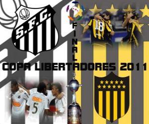 Puzle Santos FC - Peñarol Montevideo. Konečné Copa Libertadores 2011