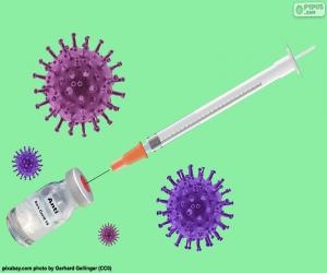 Puzle Sars Covid-19 Vakcína