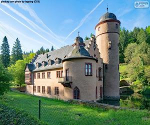 Puzle Schloss Mespelbrunn, Německo