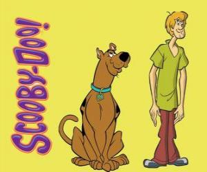Puzle Scooby-Doo a Shaggy, dva přátelé