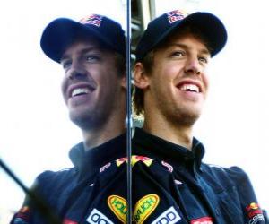 Puzle Sebastian Vettel - Red Bull - maďarské Grand Prix 2010