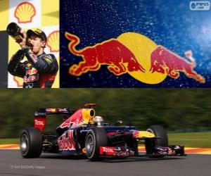 Puzle Sebastian Vettel - Red Bull - Grand Prix Belgie 2012, 2 ° klasifikované
