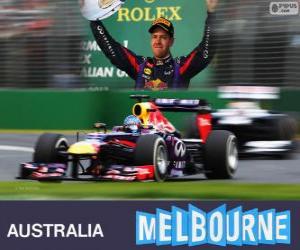 Puzle Sebastian Vettel - Red Bull - Grand Prix Austrálie 2013, 3 klasifikované