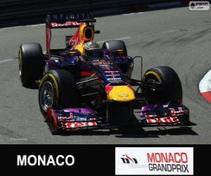 Puzle Sebastian Vettel - Red Bull - Grand Prix Monaka 2013, svírající klasifikované