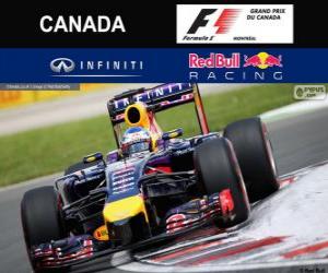 Puzle Sebastian Vettel - Red Bull - Grand Prix Kanady 2014, 3 klasifikované