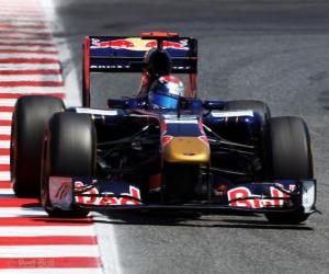 Puzle Sebastien Buemi - Toro Rosso - Barcelona 2011