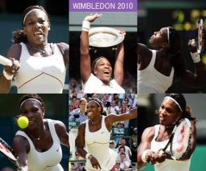 Puzle Selena Williams 2010 Wimbledon Champion