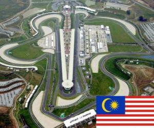 Puzle Sepang International Circuit - Malajsie -