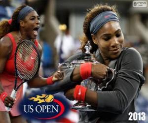 Puzle Serena Williams mistr nás otevřené 2013