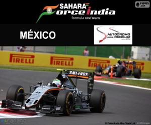 Puzle Sergio Perez, Grand Prix Mexika 2016