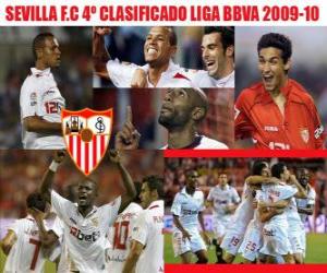 Puzle Sevilla FC 4 Utajované Liga BBVA 2009-2010