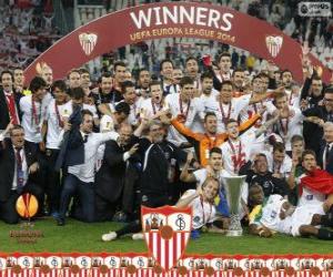 Puzle Sevilla FC, mistr UEFA Evropy liga 2013-2014