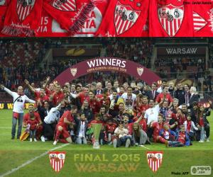 Puzle Sevilla, vítěz Europa League 2014-2015