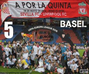 Puzle Sevilla, vítěz Europa League 2015-16