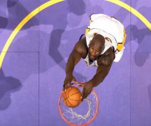 Puzle Shaquille O Neal jít na Slam Dunk