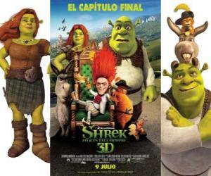 Puzle Shrek Forever Po