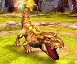 Puzle Skylander Bash, impozantní dinosaura. Země Skylanders