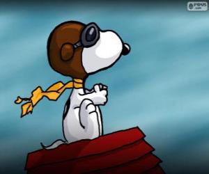 Puzle Snoopy pilot