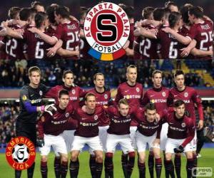 Puzle Sparta Praha, mistr české ligy fotbal, Gambrinus Liga 2013-2014