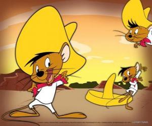 Puzle Speedy Gonzales, nejrychlejší myš ve všech Mexiku