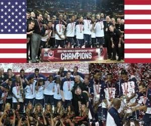 Puzle Spojené státy mistrů v roce 2010 FIBA World, Turecko