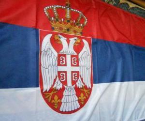 Puzle Srbská vlajka