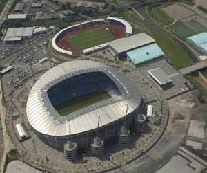 Puzle Stadionu Manchester City FC - Město Manchester Stadium -
