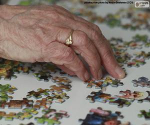 Puzle Starší osoba, puzzle