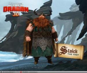 Puzle Stoick, tradiční Viking šéf