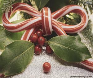 Puzle Stuhou luk vánoční cukrové třtiny
