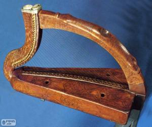 Puzle Středověká harfa