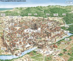 Puzle Středověké město