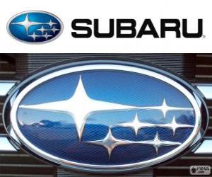 Puzle Subaru logo, japonské automobilové značce