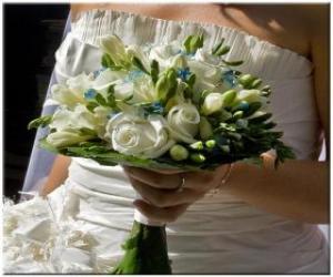 Puzle Svatební kytice
