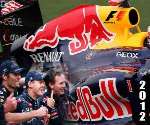 Puzle Světová Red Bull Racing 2012 FIA konstruktérů vítěz