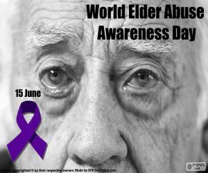 Puzle Světový den boje proti zneužívání a špatné zacházení ve stáří