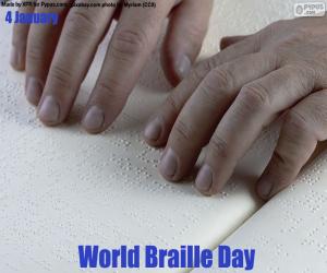 Puzle Světový Den Braillova písma