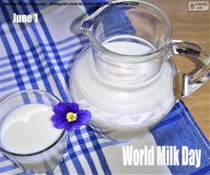 Puzle Světový den mléka