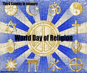 Puzle Světový den náboženství
