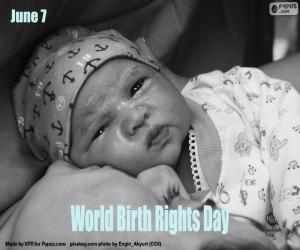 Puzle Světový den práv narození