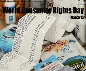 Puzle Světový den práv spotřebitelů