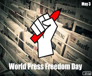 Puzle Světový den svobody tisku