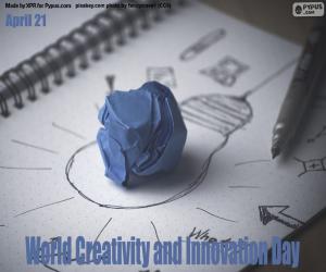 Puzle Světový den tvořivosti a inovací