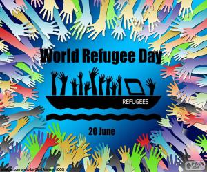 Puzle Světový den uprchlíků