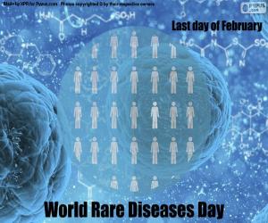 Puzle Světový den vzácných onemocnění